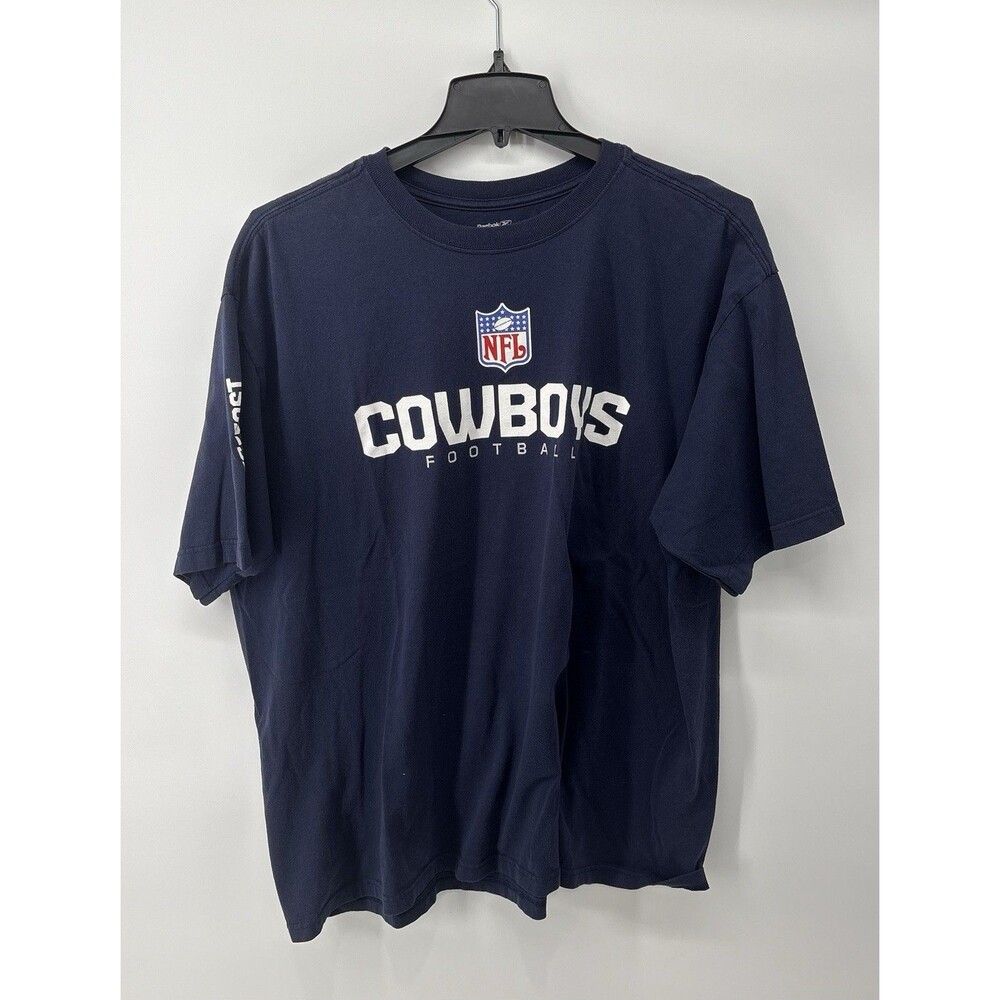 Reebok Dallas Cowboys Football Navy Blue Graphic T-shirt Men’s 2XL NFL